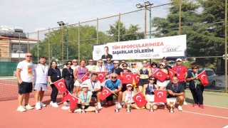 Dalamanda Cumhuriyet coşkusu tenis ile kutlandı