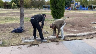 Dede Korkut Parkında bakım ve onarım çalışmaları başladı