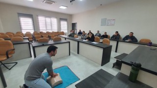 Demircide belediye personeline ilk yardım uygulama eğitimi verildi