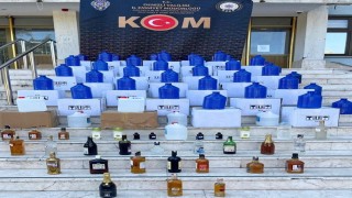 Denizlide 642 litre kaçak alkol  yakalandı