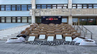 Denizlide eş zamanlı operasyonlarda binlerce kaçak sigara yakalandı