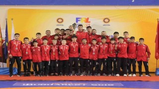 Denizlili güreşçiler Balkanları fethetti