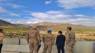 Dicle Kaymakamı Mustafa Atış askeri üs bölgesini ziyaret etti