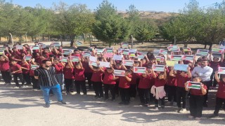 Diclede öğrencilerden Gazzeye destek çalışması