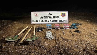 Didimde kaçak kazı operasyonu: 4 şüpheli suçüstü yakalandı
