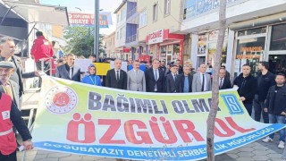 Diyadinde Bağımlılıkla Mücadele farkındalık standı kuruldu