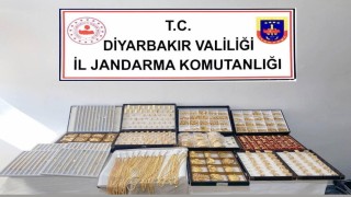 Diyarbakırda 40 milyon liralık kaçak altın ele geçirildi
