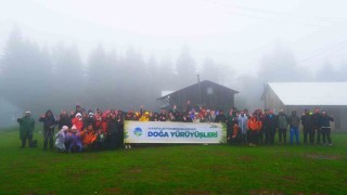 Doğaseverleri büyüleyen rota: 16 kilometre boyunca hiç durmadılar