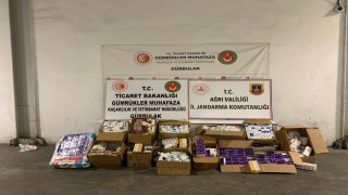 Doğubayazıtta tırın dorsesinde binlerce kutu kaçak ilaç bulundu
