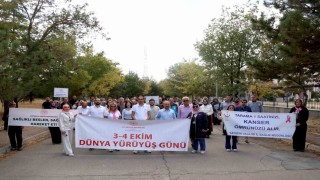 Dünya Yürüyüş Gününde sağlıklı yaşam için adım attılar