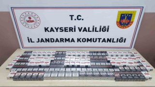 Durdurulan TIRda 320 paket kaçak sigara ele geçirildi