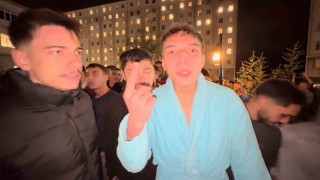 Duş alamayan öğrenciler Edirne Belediyesini protesto etti