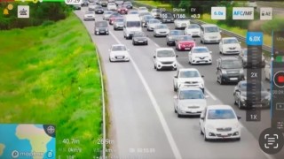 Düzcede 462 hızlı sürücü radara girdi