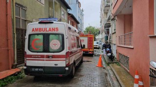 Edirnede baca yangını korkuttu