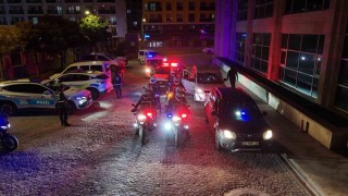 Edirnede polis ve gece bekçilerinden şok asayiş denetimi