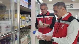 Efelerde zirai ilaç ve gübre bayileri denetlendi