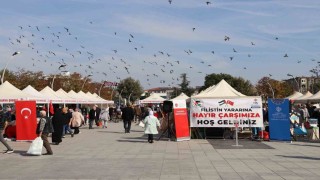 El emeğiyle gönül birliği: Sakarya, Filistin için hayır panayırı kurdu