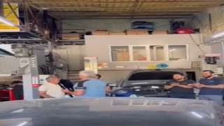 Elazığ Oto Sanayisinde renkli anlar: Davul zurnayla aracını teslim aldı