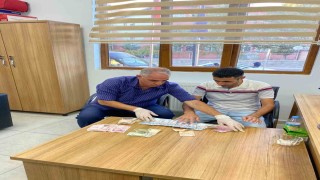 Elazığda dilenci operasyonu: Üzerinden 3 saatte topladığı bin 950 lira çıktı