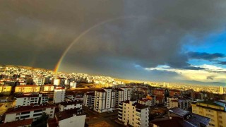 Elazığda gökkuşağı şöleni