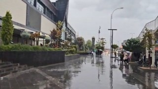 Elazığda sağanak ve fırtına etkili oldu