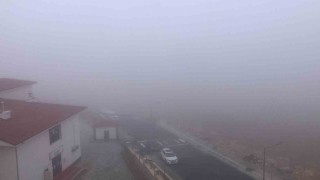 Elazığda sis etkili oldu