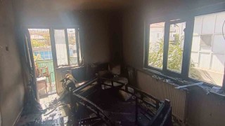 Elbistanda ikamet yangını