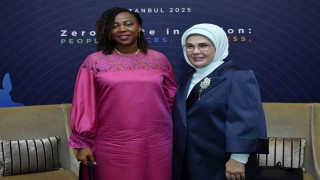 Emine Erdoğan, Sierra Leone Cumhurbaşkanının eşi Fatima Maada Bio ile görüştü