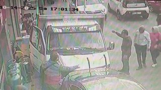 Epilepsi nöbeti geçiren sürücünün kaza anı kamerada