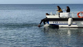 Erdekte denizde erkek cesedi bulundu