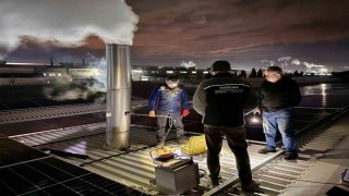 Ergene ve Çorluda sanayi tesislerinde gece emisyon denetimi