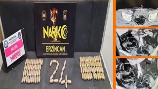 Erzincan polisinden çarpıcı operasyon: Midelerinde 109 ölüm kapsülü
