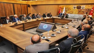 Erzincanda projeler Vali Aydoğdu başkanlığında değerlendirildi