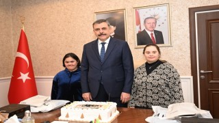 Erzurum Valiliğinin güllerine sürpriz