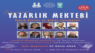 Erzurum Yazarlık Mektebine başvurular başlıyor