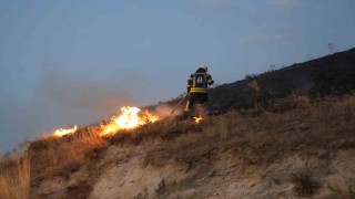 Erzurumda havai fişek yangına neden oldu
