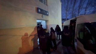 Erzurumda kaçak göçmen operasyonu