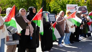 Erzurumlu kadınlardan Gazzeye destek