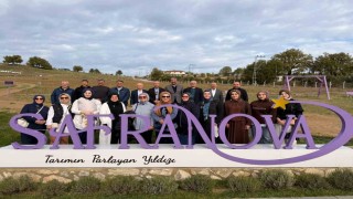 Eski Tarım Bakanı Mehdi Eker safran hasadı yaptı