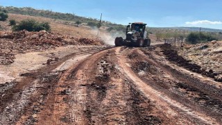 Etkili olan yağmur tarlaları sular altında bıraktı