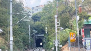 Evlerin altından geçen 114 yıllık tren tüneli mahalleyle bütünleşti