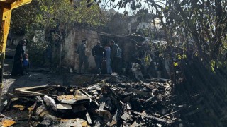 Eyüpsultanda gecekondudan alevler yükseldi