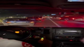 Fermuar sistemiyle ambulansa yol verilmesi sosyal medyada gündem oldu