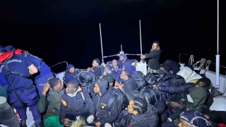 Fethiye açıklarında 46 düzensiz göçmen yakalandı