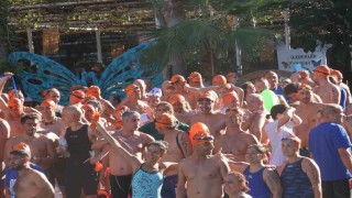 Fethiyede Açık Su Yüzme Yarışı gerekleştirildi