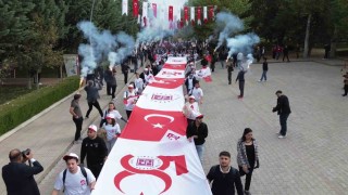 FÜde 50. yıl  yürüyüşü coşkuyla gerçekleşti