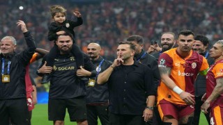 Galatasarayda Liverpool galibiyeti sevinci