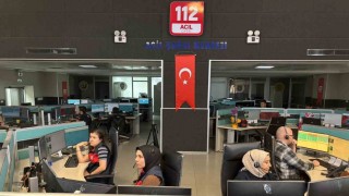 Gaziantepte 112ye 8 ayda 1,7 milyon asılsız ve gereksiz çağrı geldi