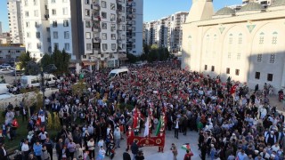 Gaziantepte binlerce kişi Filistine destek yürüyüşüne katıldı