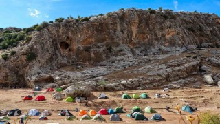 Gaziantepte Köklüce Kanyonu Tırmanış Şenliği ile heyecan üst seviyeye çıktı